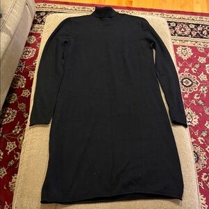 Neiman Marcus 100% cashmere dress Black size Large (TD)